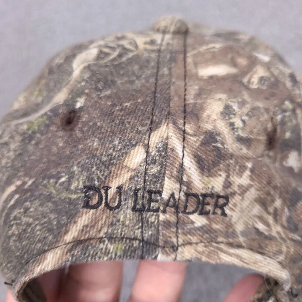 Ducks Unlimited Hat Cap Strapback‎ Brown Camo 70 Years Conservation DU Leader